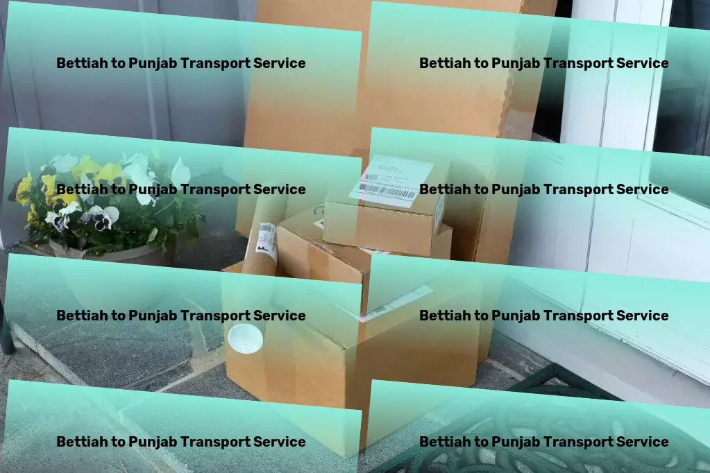 Bettiah to Punjab Household Goods Transport Domestic parcel services